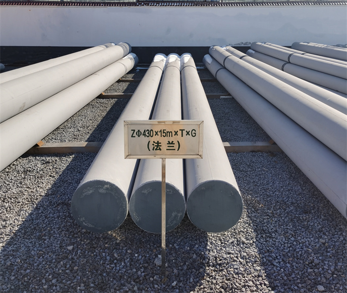 龙南430×15米×T×G砼电力电杆